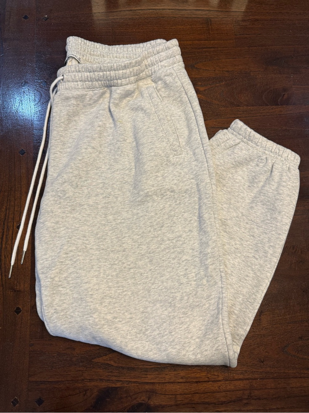Abercrombie, women’s, Sunday sweatpants, Light Gray, size XL
